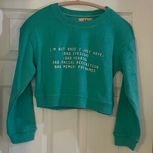 I’m Not Rude Sweater by FBC Penelope Gazin